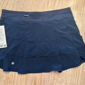 Lululemon Athletica Navy Mini Skirt - Pace Rival MR Skirt long